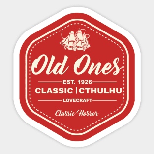 "Old Ones" Cthulhu Funny Aftershave Parody Design Sticker